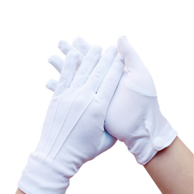 御林铁卫 纯棉带三筋汗布礼仪手套YLTW-5018 双