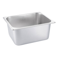 钰春鹏 不锈钢份数盘 二分一/深/15cm /1个