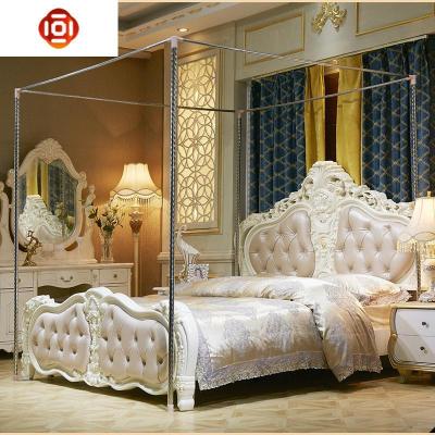 蚊帐支架单卖宫廷三开方顶蚊帐不锈钢支架落地蚊帐加粗支架三维工匠