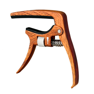 阿诺玛(AROMA)AC-30变调夹力度调节吉他电木民谣移调夹金属变音capo木纹色(送3拨片)