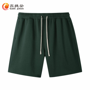 鑫捷登 男女同款320克毛圈潮版宽松短裤JM9273