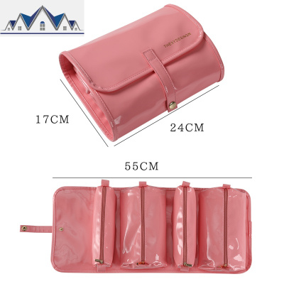 化妆包女网红ins风旅行便携大容量收纳袋多功能防水化妆品洗漱包 三维工匠收纳包
