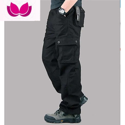 七斓包穿三年 耐磨工装长裤大码男裤工地干活休闲裤子肥佬裤多口袋裤