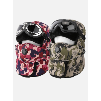  闪电客冬季保暖雷锋帽男青年棉帽子韩版加厚防寒东北帽骑车护耳帽子