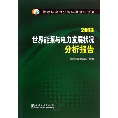 正版新书]世界能源与电力发展状况分析报告(2013)国网能源研究