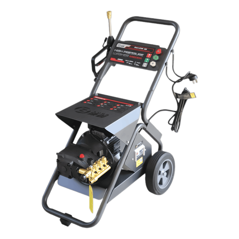 绿霸虎鲨SHARK-S17BG/2.5KW单相高压清洗机关枪停机工业商用洗车养殖高压220V