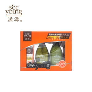 滋源无患子洗发水+无患子护发素+多效发膜套装/套