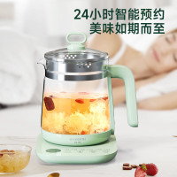 创维养生壶S195办公室煮茶壶1.8L大容量多功能烧水壶智能电热水壶恒温水壶 绿色 1.8L