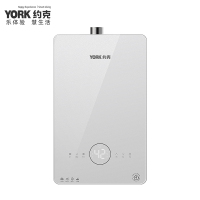 约克(YORK)燃气热水器16L家用强排恒温变频节能省气JSQ30-16-F22