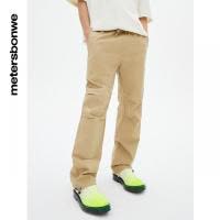 [1件5折价:109.5]美特斯邦威男直筒长裤