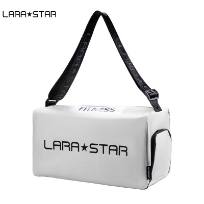 劳拉之星LS0007 健身包干湿分离 游泳包单肩防水斜跨运动包瑜伽包 云母灰