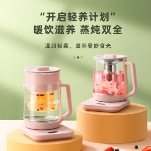 LOTOR养生壶办公室小型家用多功能煮茶器迷你养身炖煮花茶壶