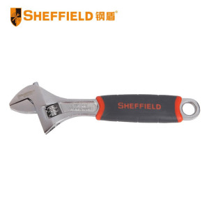 钢盾(SHEFFIELD) S016712 套柄铬钒钢活动扳手12寸[家用]