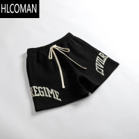 HLCOMAN美式潮牌短裤男夏季新款运动裤不过膝宽松学生休闲复古篮球五分裤