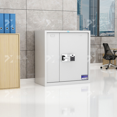 臻远 ZYJJ-80027 单节保密柜矮柜密码文件柜防盗档案资料柜钢制密码锁保密柜 常规单节智能指纹锁
