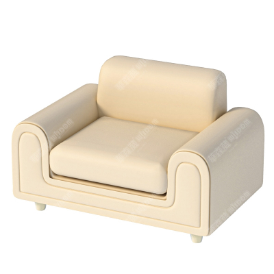 KB1-P322-V02-82 新泰迪贵族单人沙发-深米色