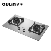 欧琳欧琳(OULIN)燃气灶家用天然气灶具5.2KW大火力加厚钢化玻璃面板聚能盘燃气灶E3006G