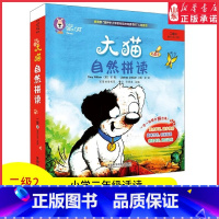 [正版]大猫自然拼读二级2适合小学二年级读物5册阅读指导1册拼读卡片1套MP3光盘1张点读版小学生英语课外阅读书少儿英