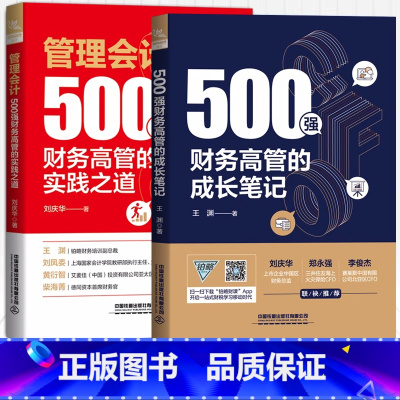 [正版]全套2册 管理会计:500强财务高管的实践之道+500强财务高管的成长笔记 财务高管应修课 详细讲述职场小白如