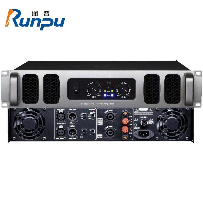 润普Runpu RP-GFG605S 国产化会议室音频系统扩声设备/音响工程功放/500W大功率专业后级数字功放机