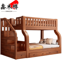 鑫木樽高低床+床垫200*150*160cm套