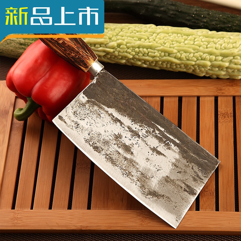 肉超快锋利刀具厨房锰钢玄铁刀 霸王切片刀 霸王骨刀(送青石磨刀石)