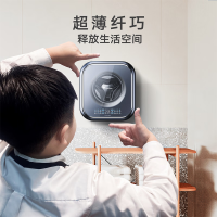 小天鹅3KG内衣洗衣机全自动家用 带烘干洗烘一体 婴儿洗衣机小型迷你 壁挂洗衣机 3公斤 蓝氧mini TD30MS90