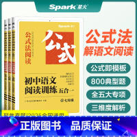 初中语文阅读(五合一) 九年级 [正版]2025初中语文阅读理解答题模板七九八年级初一初二初三上下册语文阅读理解专项训练