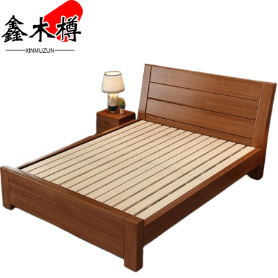 鑫木樽单人床+床头柜150厘米套