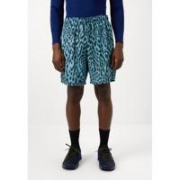 Nike运动训练健身裤男速干透气光面动物印花束脚休闲短裤