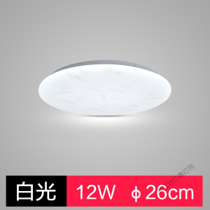 苏宁放心购 led超薄吸顶灯简约现代圆形卧室灯阳台厨房过道书房家用面包灯具