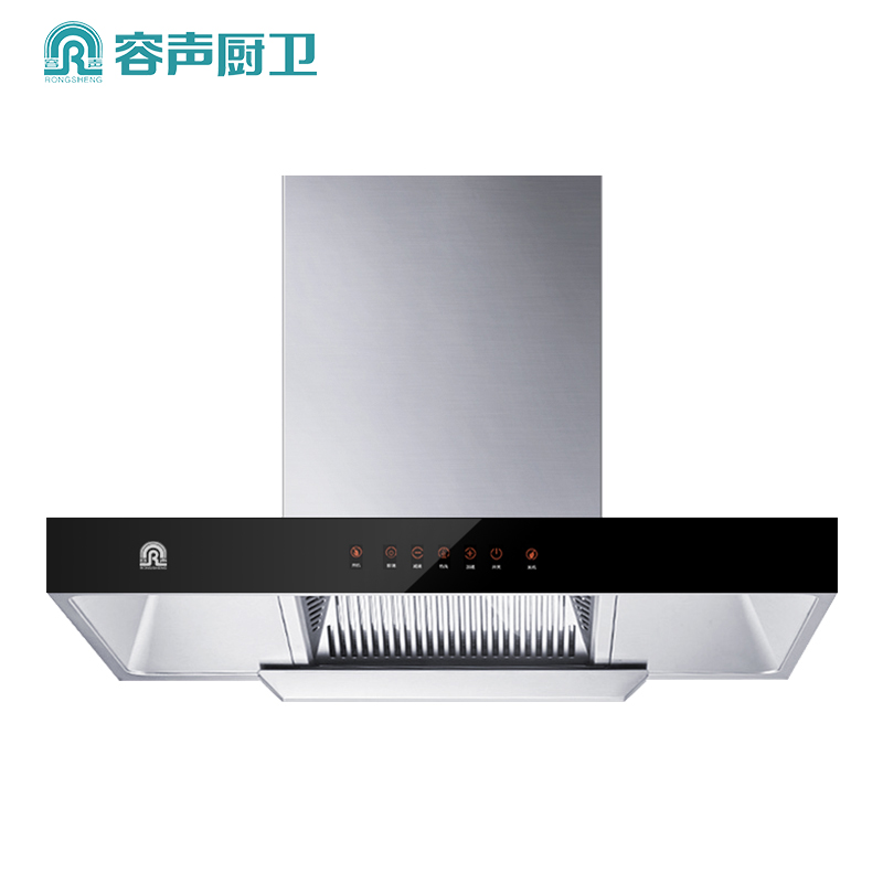 容声(rongsheng)油烟机欧式t型机挂壁式抽油烟机19立方大吸力一级能效