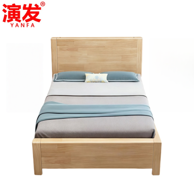 演发 橡木床+床垫