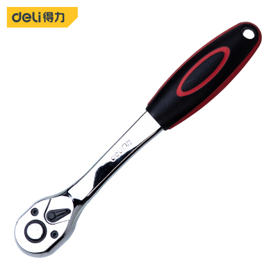 得力(deli) 10mm铬钢套筒扳手 快速脱落曲线棘轮扳手72齿 DL2422 单位/把