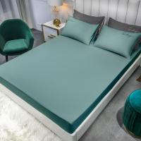 美帮汇全棉全棉床笠单件60S长绒棉1.5m床罩床垫保护套全包防尘罩