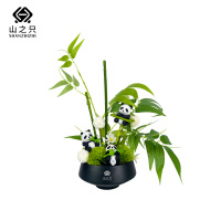 山之只 创意花艺熊猫爱竹 MZ0208 个
