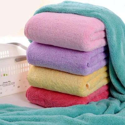 SleepyBear珊瑚绒加厚毛巾浴巾柔软吸水男女儿童毯子铺床浴巾汗蒸美容院浴巾