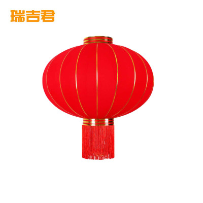 瑞吉君 植绒灯笼 40*30cm 个