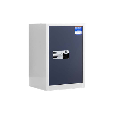 正斌保密柜财务档案柜文件柜办公室资料储物柜保险柜电子密码国保锁单门白灰-国保指纹锁