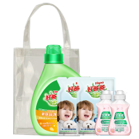好爸爸 亲肤倍净洗衣液五件套袋装 3228克