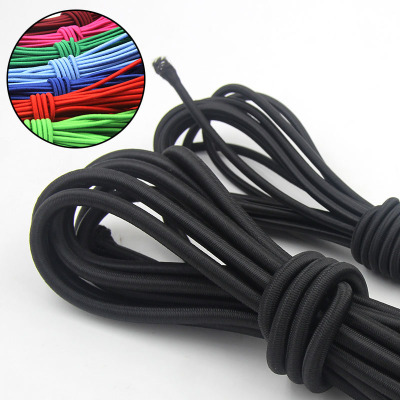 乐逸仕(LEYISHI)弹力松紧带彩色圆形松紧绳橡皮筋粗橡筋绳鞋带细弹力绳