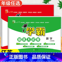 语文[人教版]+数学[苏教版] 二年级下 [正版]2024春季新版学霸提优大试卷一年级上册二年级三四五六下册试卷测试卷全