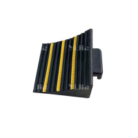 翌嘉YJ4121908 塑料止退器塑料止滑器停车斜坡垫三角木阻车器 250*250*180mm