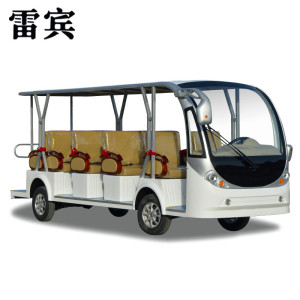 雷宾五排电动观光车四轮景区营区机场接待看房巡逻车方向助力