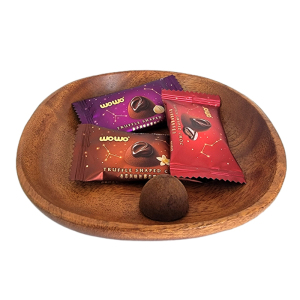 喔喔榛子风味松露形巧克力散装250g婚庆结婚喜糖食品(代可可脂)