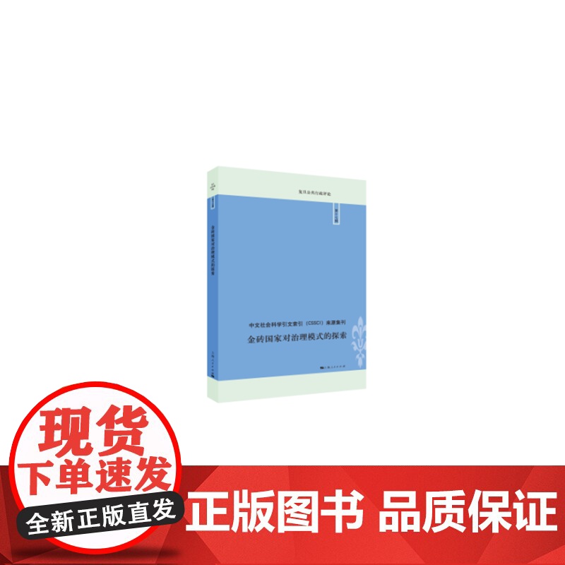 金砖国家对治理模式的探索