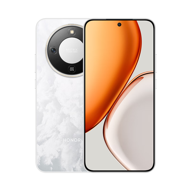 荣耀X70 焕新版 12GB+256GB月影白 5G智能手机 AI手机 8300mAh大电池学生新款美颜拍照