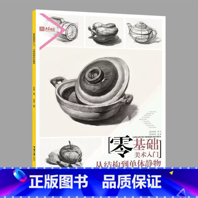 [正版]2018央美有约零基础美术入门从结构到单体静物 莫有悦经典书