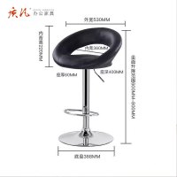 苏宁 质凡 吧台椅 升降旋转家用靠背酒吧椅高脚凳