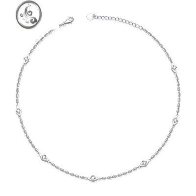 JiMi豆豆推荐星光菱形项链女小众设计高级感轻奢气质锁骨链百搭颈链